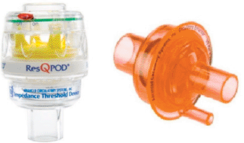 Imagen: Los dispositivos ResQPOD y ResQGARD ITD, diseñados para la terapia de perfusión-por-demanda (POD) (Fotografía cortesía de Advanced Circulatory).